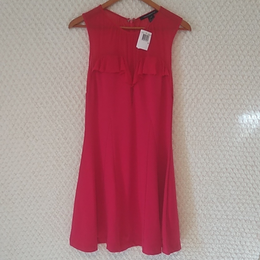 French Connection Crimson Fit Flare Dress